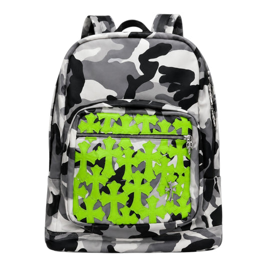 Chrome Hearts 7th Grade Special London Exclusive Snow Camo Backpack, front view