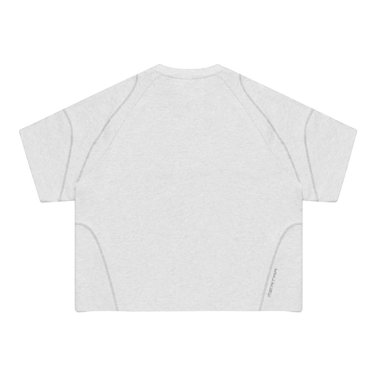 OFFCODE.USA grey 100% cotton boxy fit t-shirt with overlock stitching and embroidered graphics.