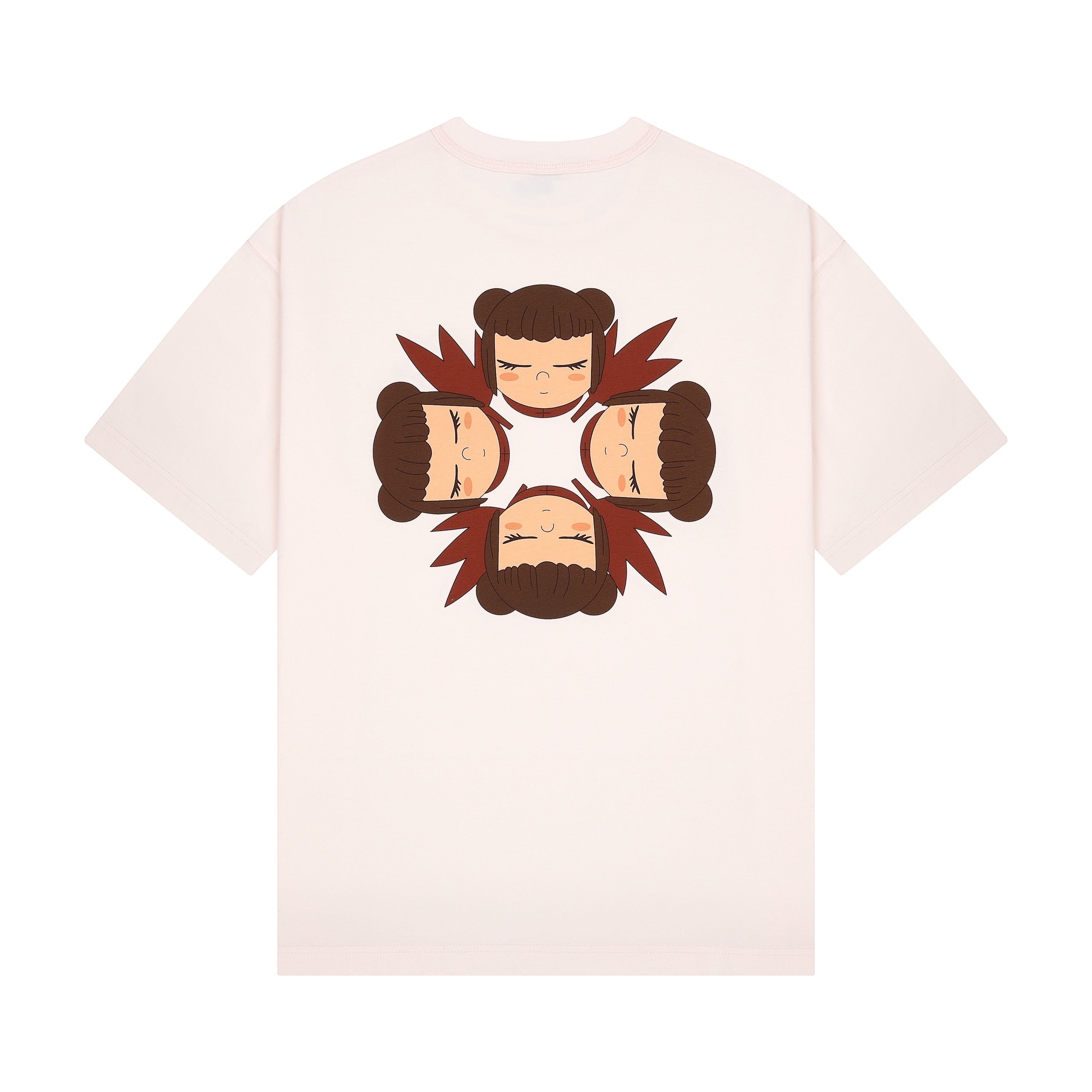 OFFCODE Koi T-Shirt Pink, front view