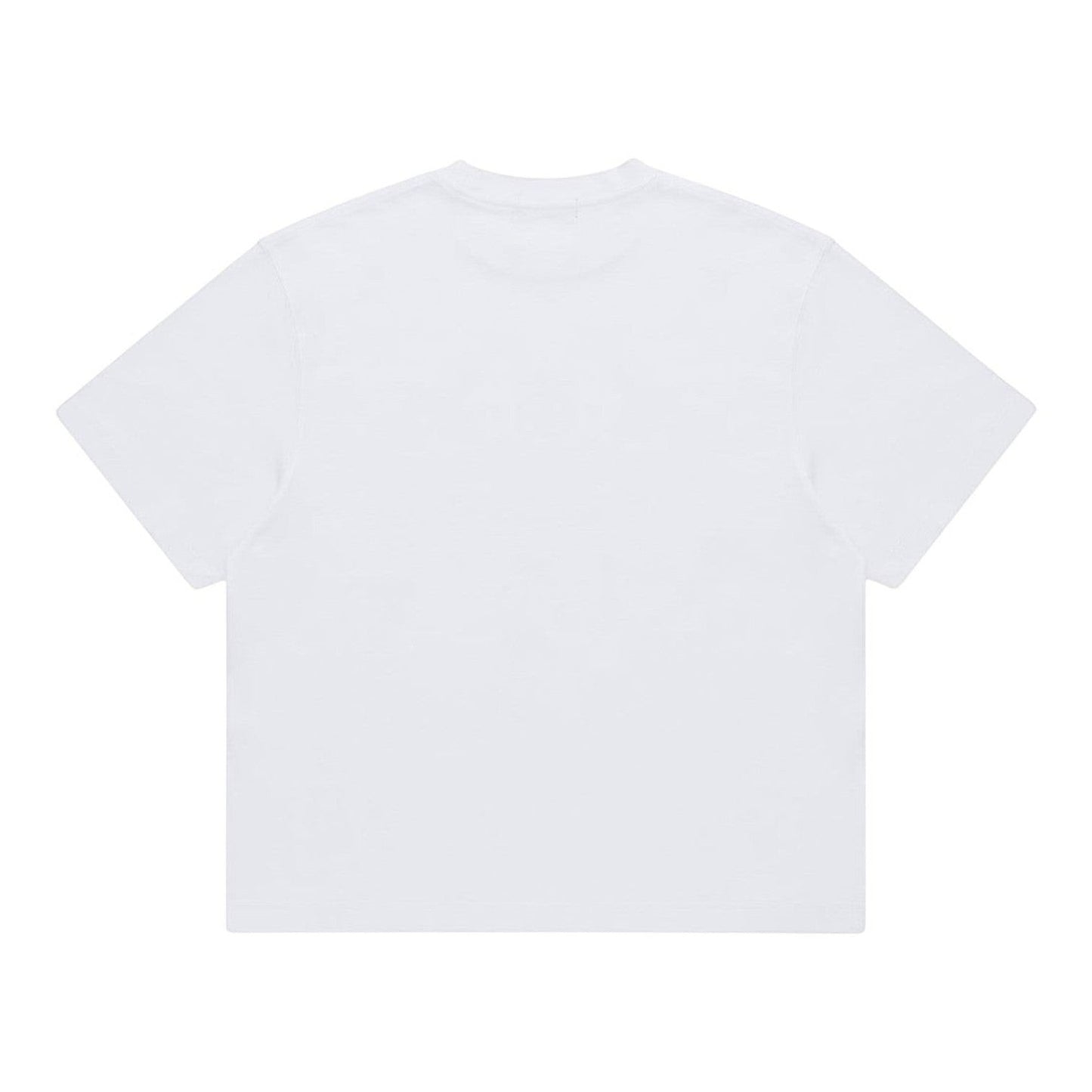 OFFCODE.USA white cotton crew neck short sleeve jazz band t-shirt