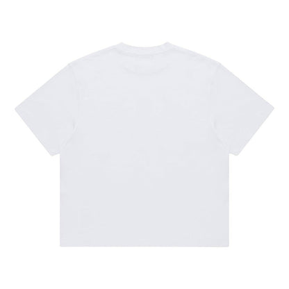 OFFCODE.USA white cotton crew neck short sleeve jazz band t-shirt