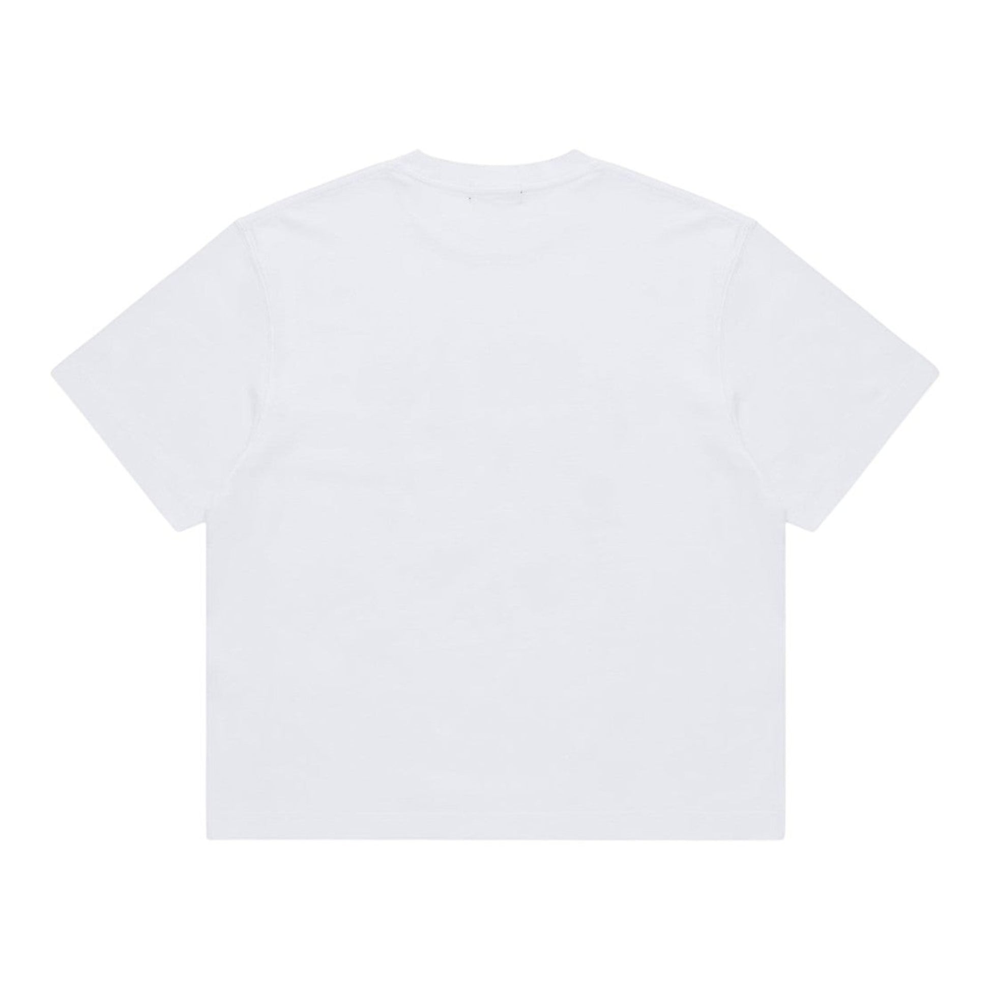 OFFCODE.USA white cotton t-shirt with short sleeves and crew neck. Simple and classic.