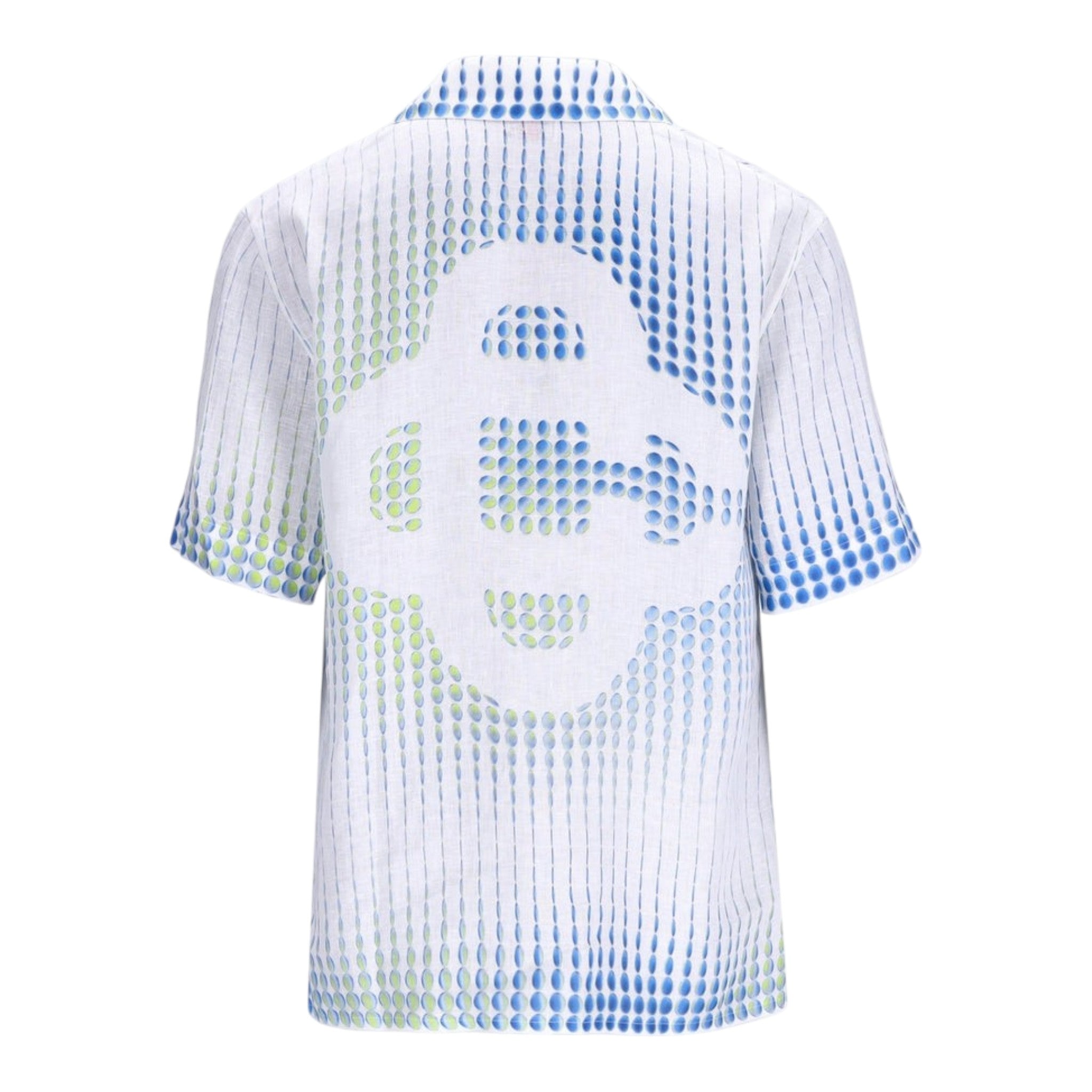 OFFCODE Dots Short Sleeve Linen Shirt