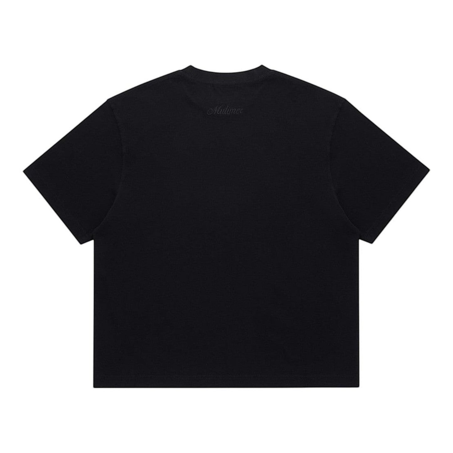 OFFCODE.USA Black Everyday T-Shirt with subtle embroidered logo on the back neck.