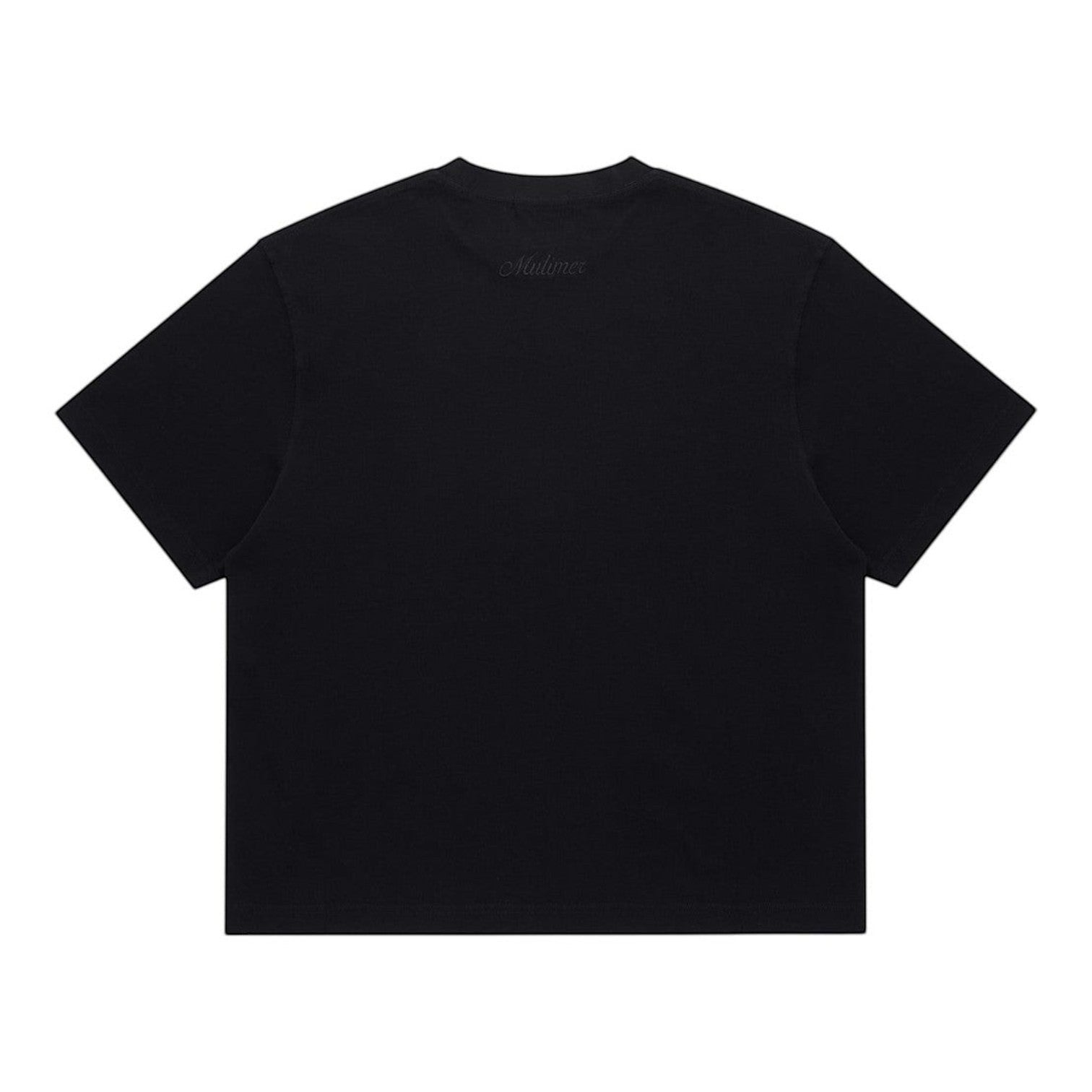 OFFCODE.USA Black Everyday T-Shirt with subtle embroidered logo on the back neck.