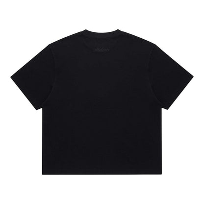 OFFCODE.USA Black Everyday T-Shirt with subtle embroidered logo on the back neck.