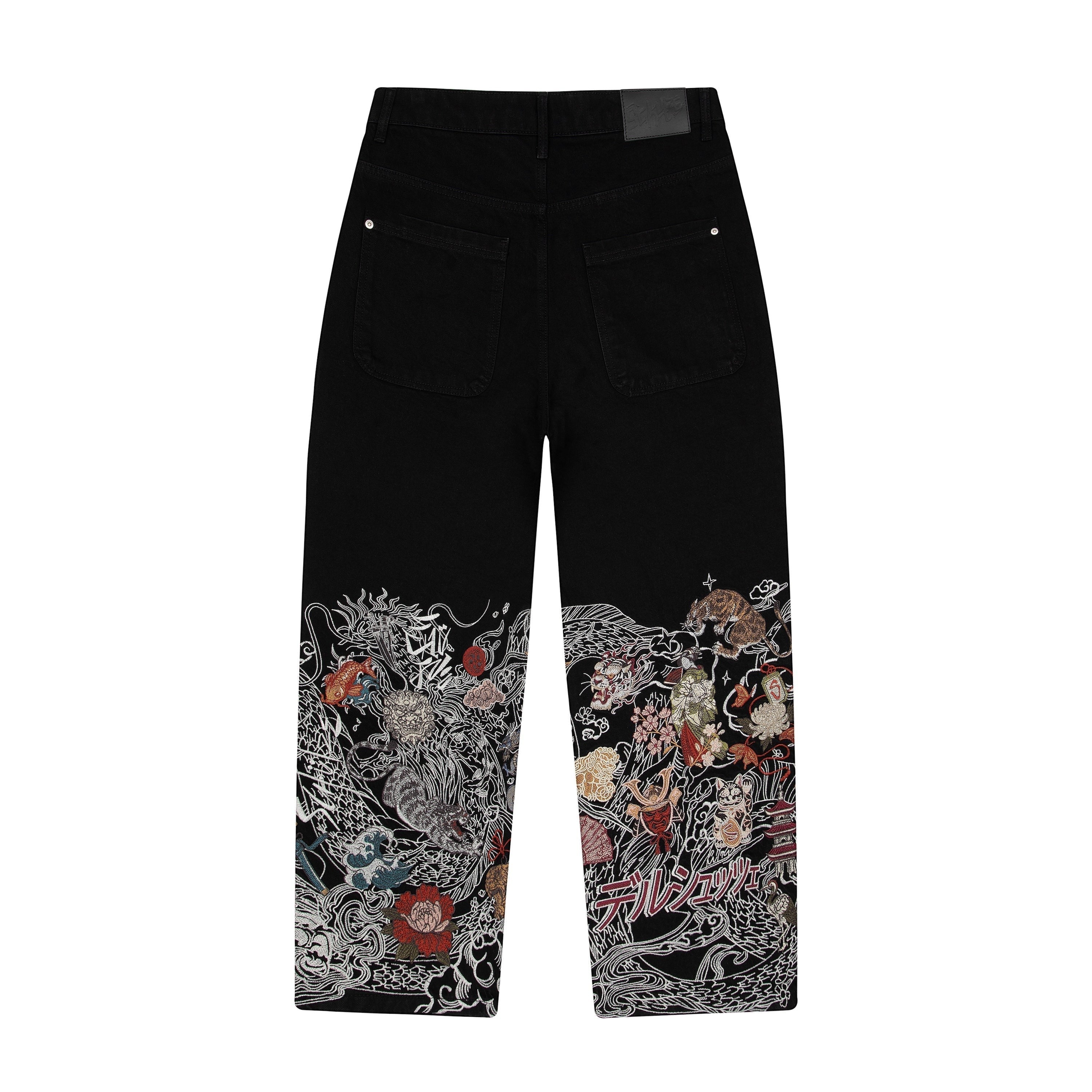 OFFCODE Yakuza Denim Black 02, front view