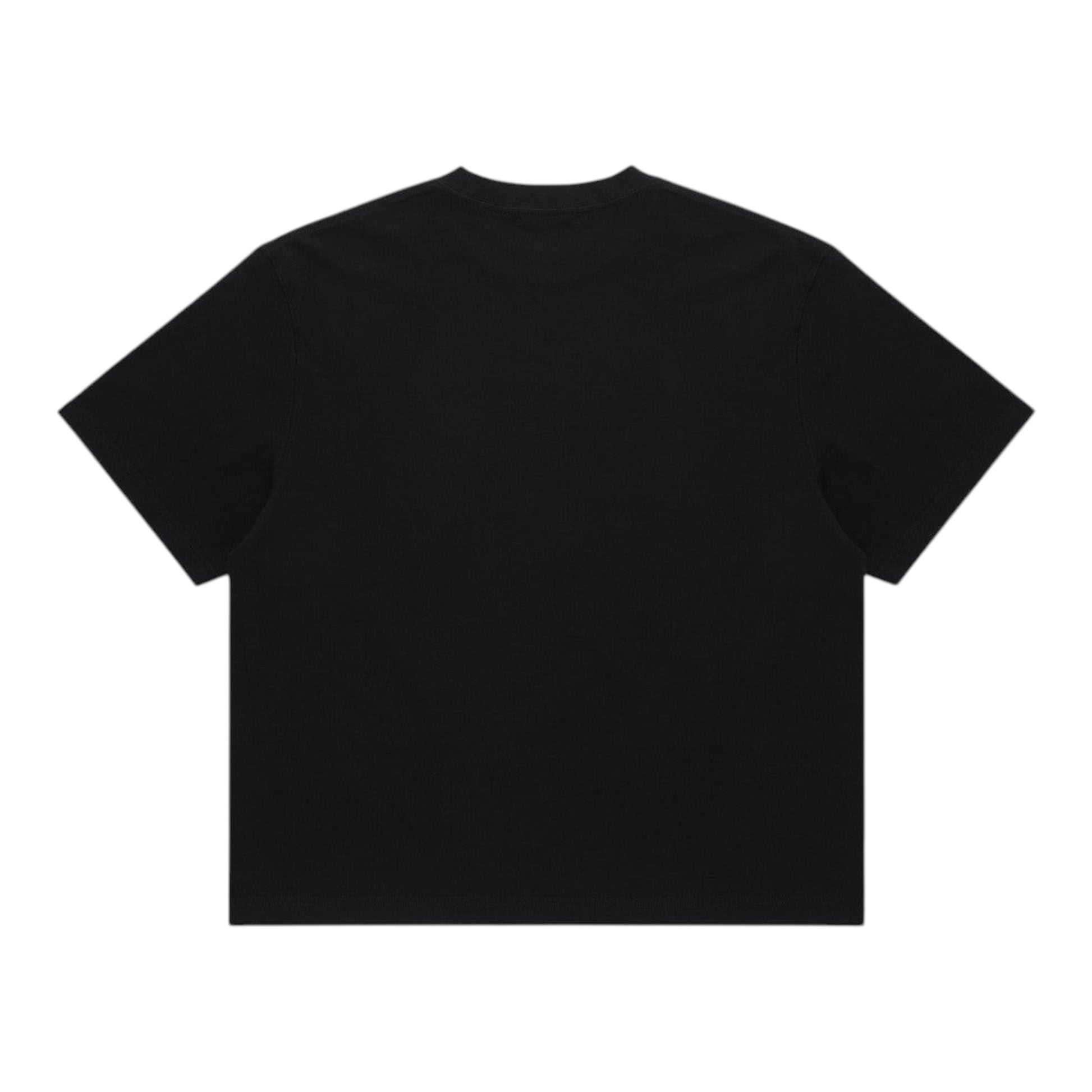 OFFCODE.USA Black Chair T-Shirt with short sleeves and crew neck. Cotton blend fabric.