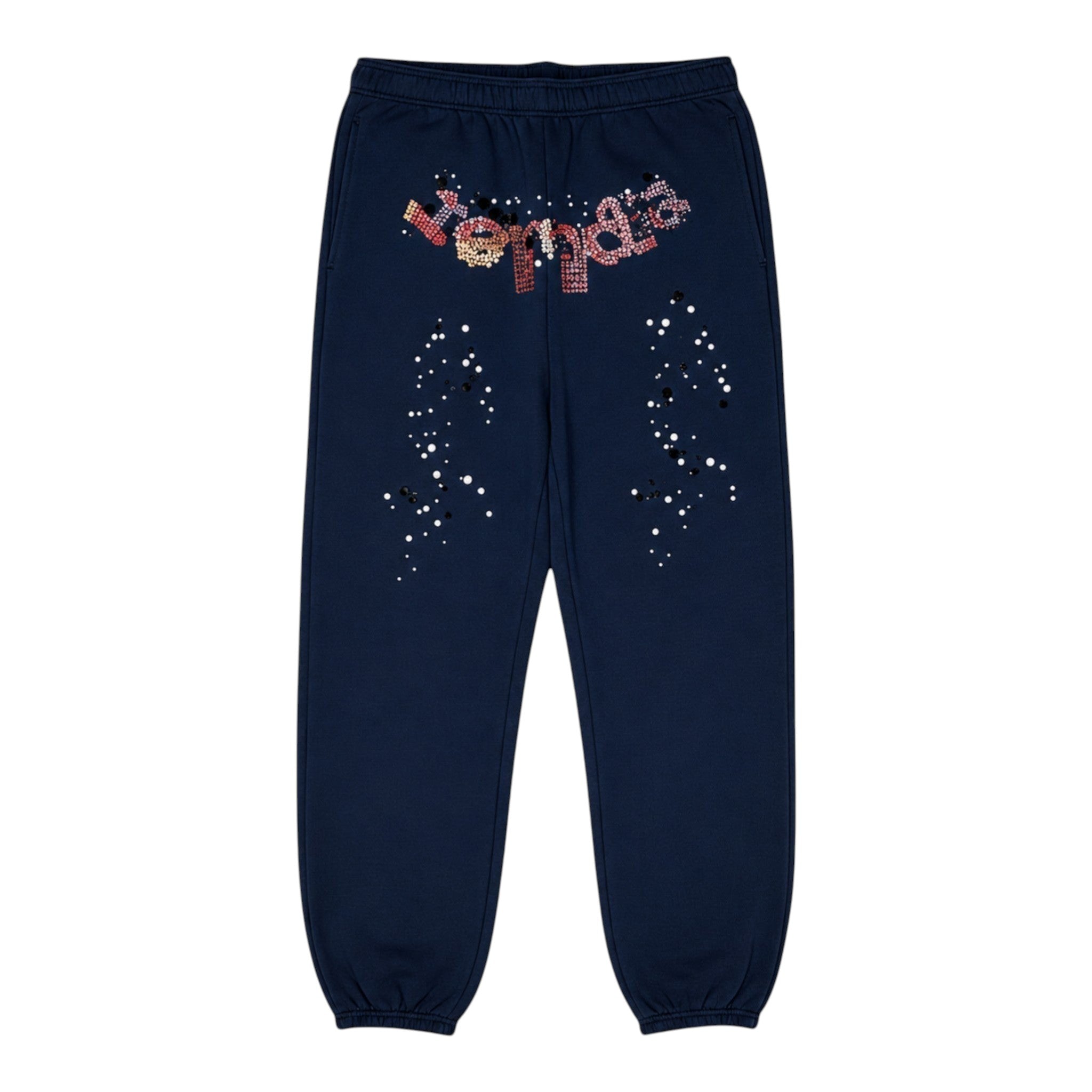 Sp5der Adult Sweatpants Navy, front view