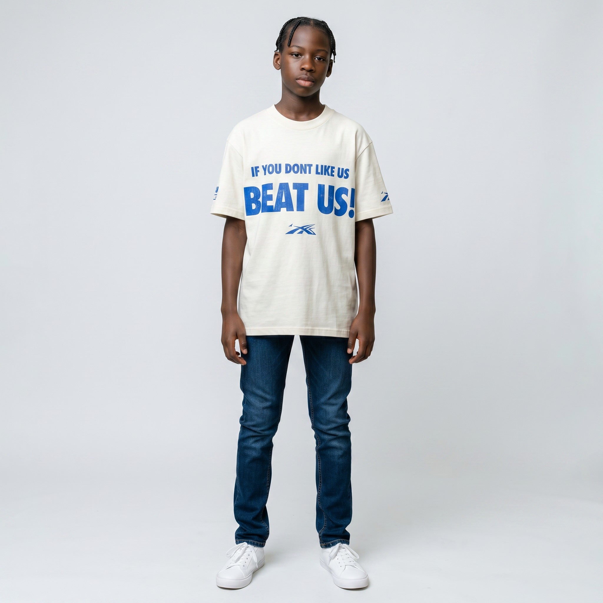 OFFCODE Graphic Print Beat Us Cotton T-Shirt