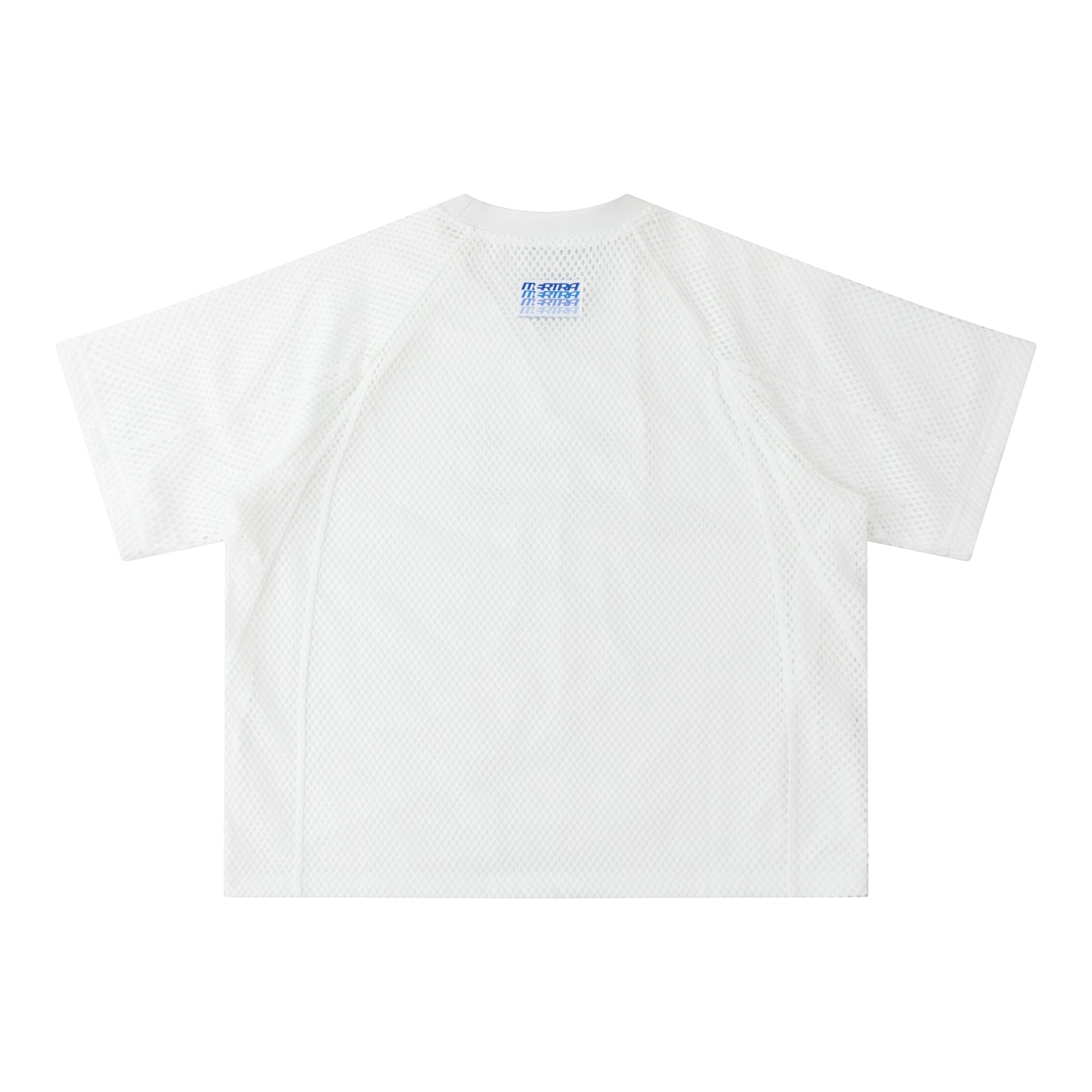 Layered Mesh Jersey (White)